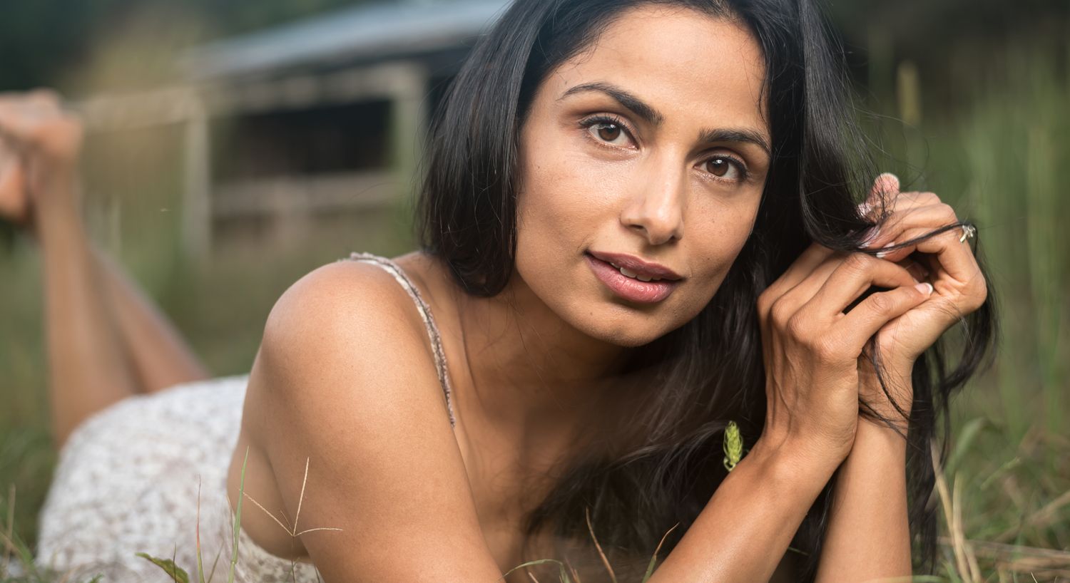 Alpharetta Vaginal Rejuvenation model with brown eyes